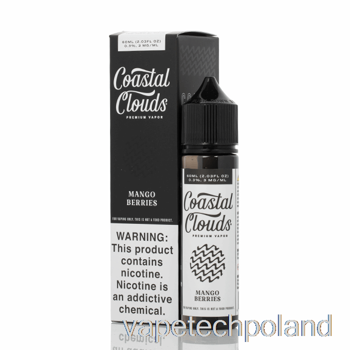 Vape Pen Mango Jagody - Coastal Clouds Co. - 60ml 0mg